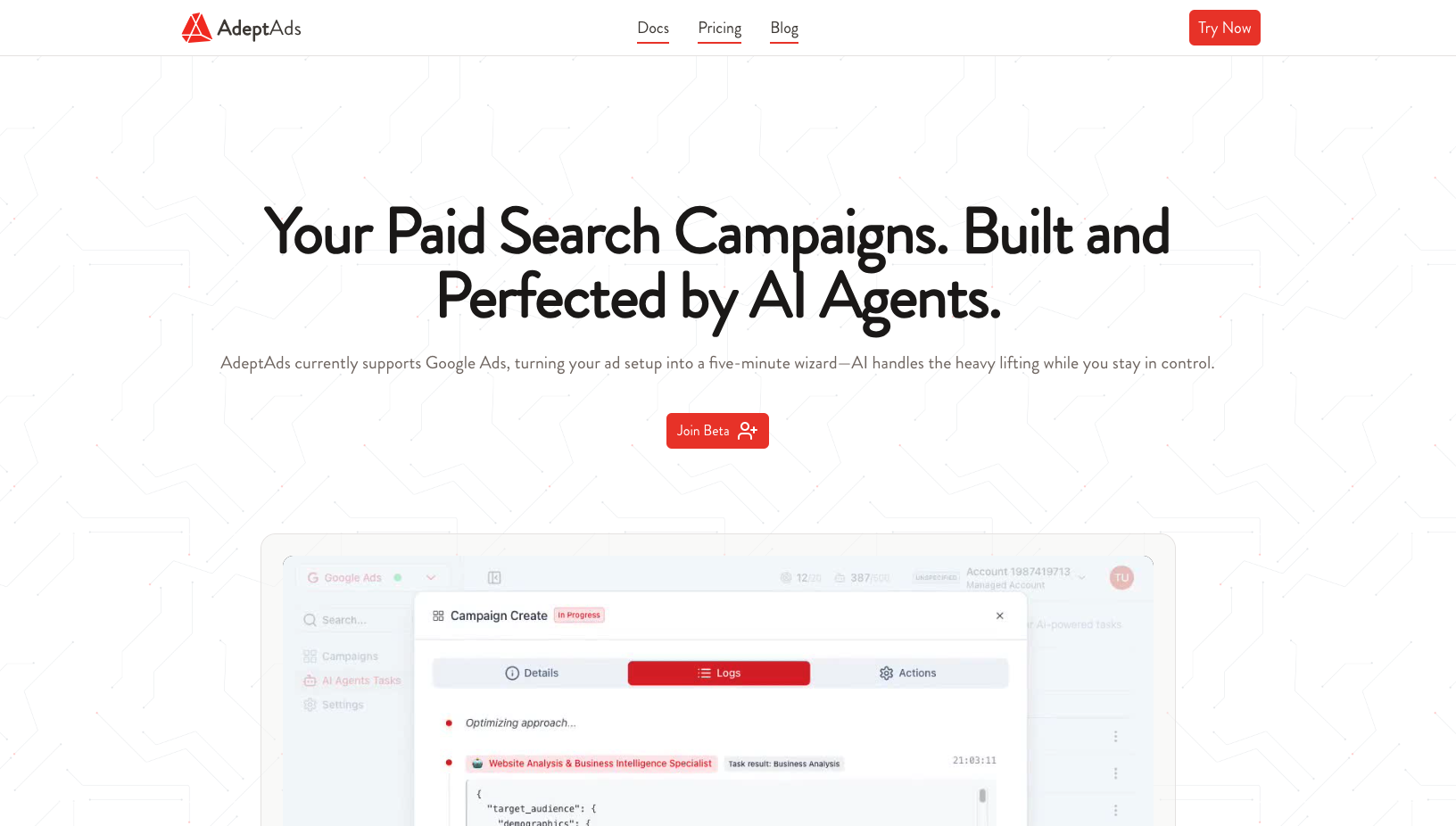 AdeptAds screenshot